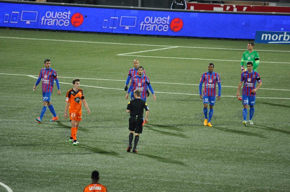 Mon match à WAM. Lorient – Caen, jaune orangé!