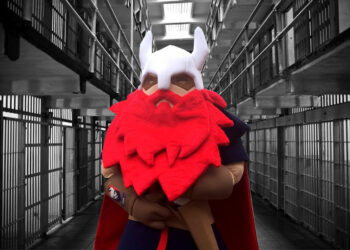 Vik la mascotte du Stade Malherbe vers la prison