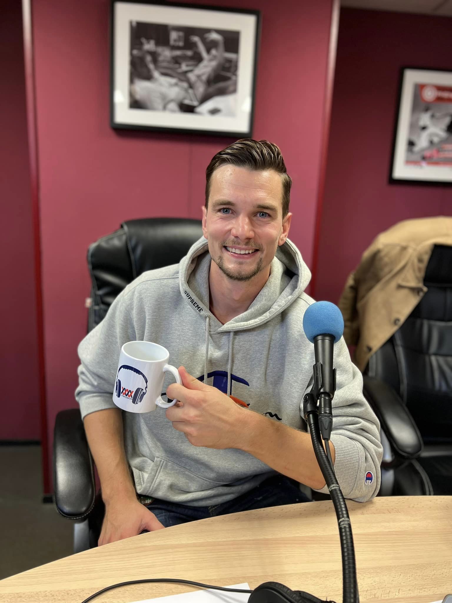 Benjamin Jeannot et son mug WAM