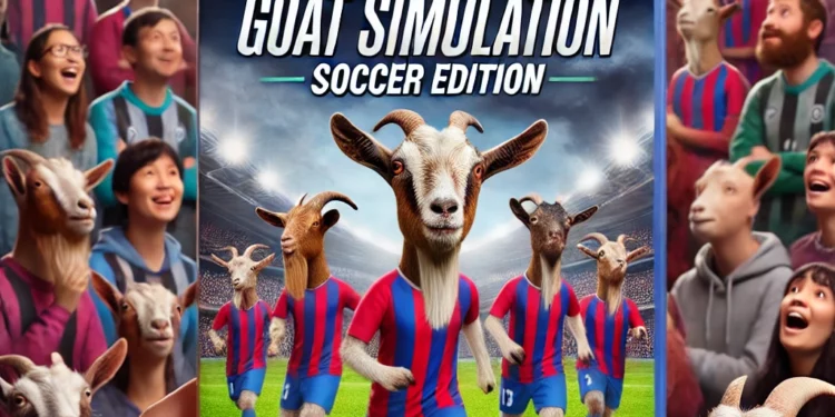 Partenariat entre le SM Caen et le jeu Goat Simulation